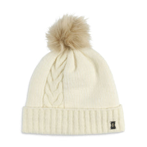 Spyder Plait Pom Hat (38E555430) Womens 2025