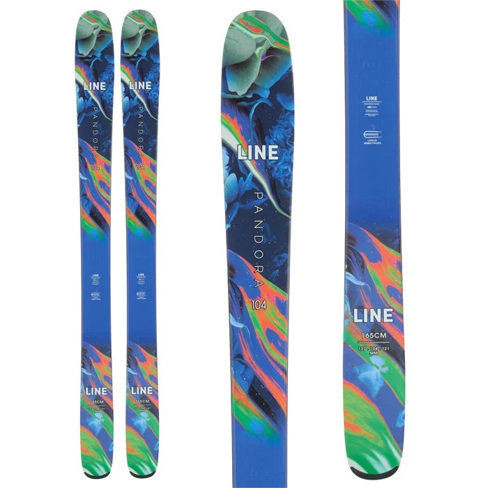 Line Pandora 104 Skis Womens 2024