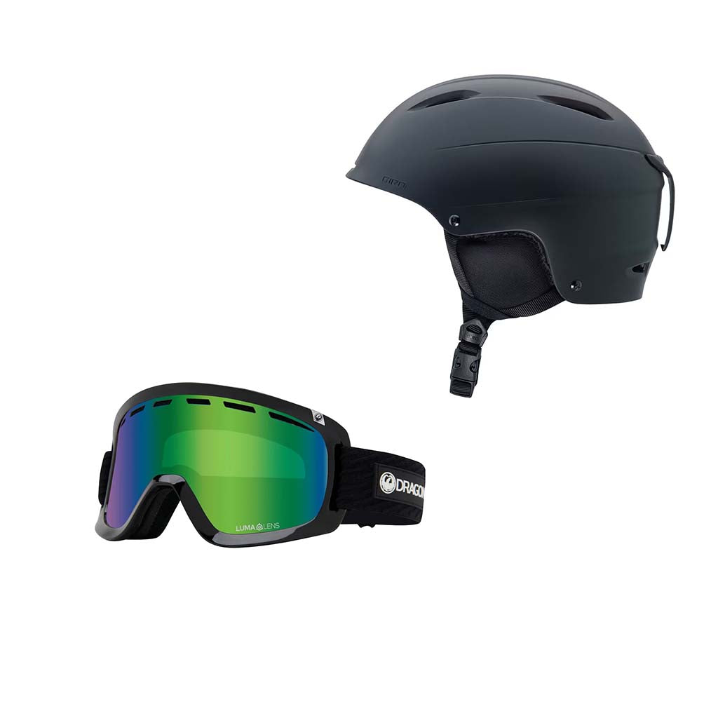 Giro Bevel Helmet with Dragon D1 OTG Goggles