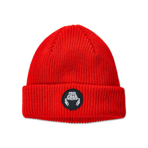 Crab Grab Circle Patch Beanie