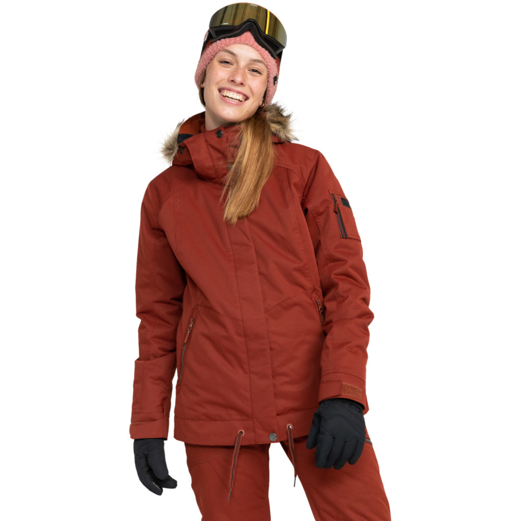 (ERJTJ03424) And 2024 Ski Board Jacket - Roxy Womens Aspen Meade