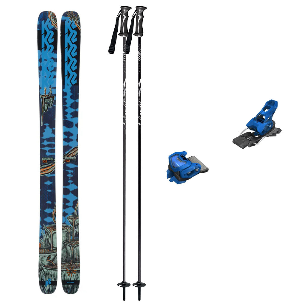 K2 Reckoner 102 Skis 2024 with Tyrolia Attack 14 Ski Package