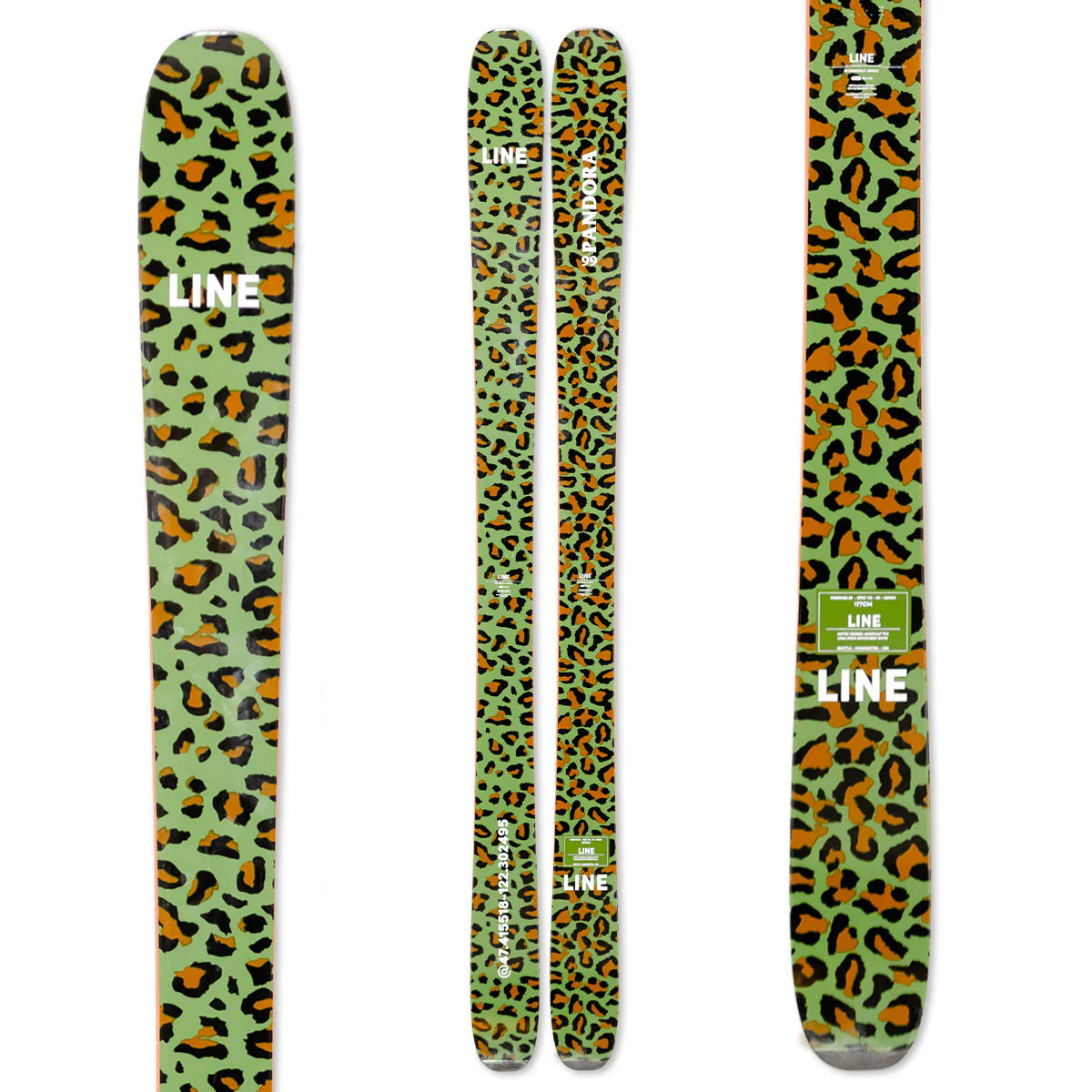 Line Pandora 99 LTD Edition Camo Adult Skis 2025