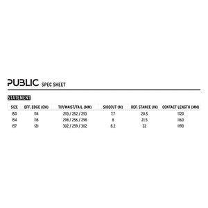 Public Statement Snowboard Adult 2025