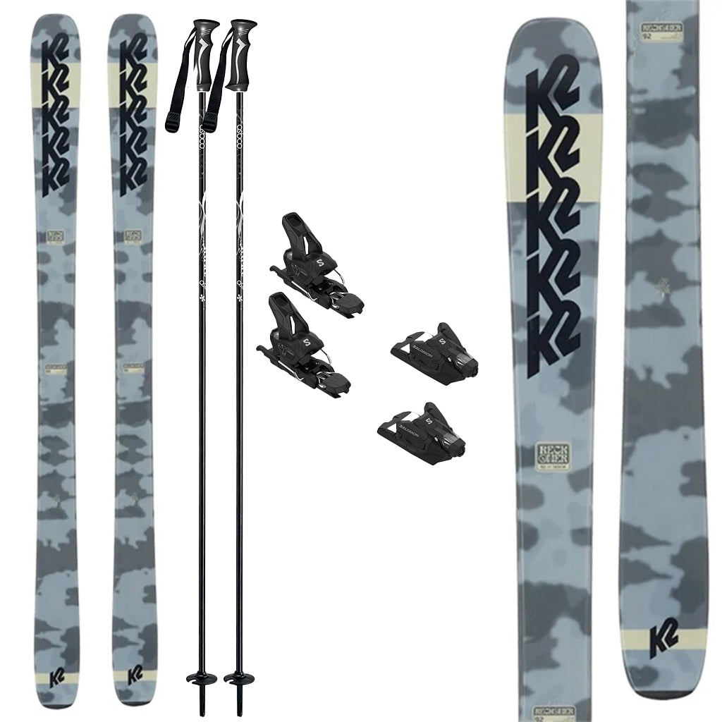 K2 Reckoner 92 Skis 2024 with Marker Squire 11 Bindings Ski Package