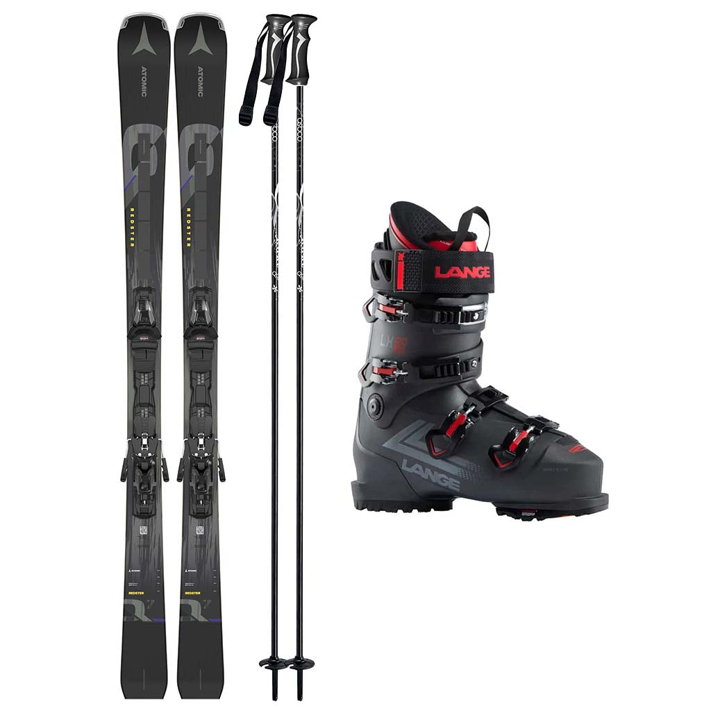 Atomic Redster Q7 (M12GW System Binding) Mens Skis 2024 with Lange LX 120 HV GW Boots Ski Package