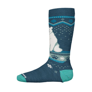 Smartwool Wintersport Full Cushion Polar Bear Pattern OTC Socks Kids 2025