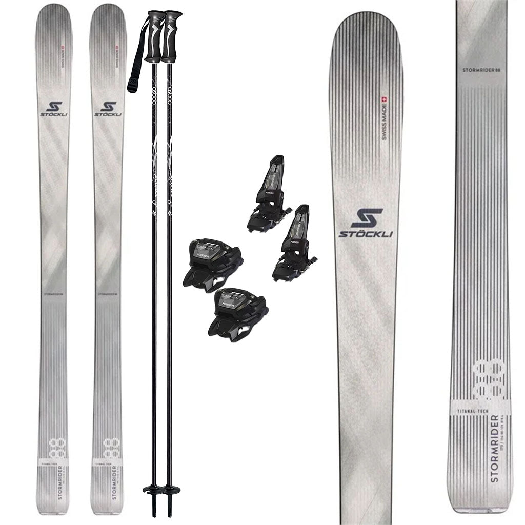 Stockli Stormrider 88 Skis Mens 2025 with Marker Griffon 13 Ski Package