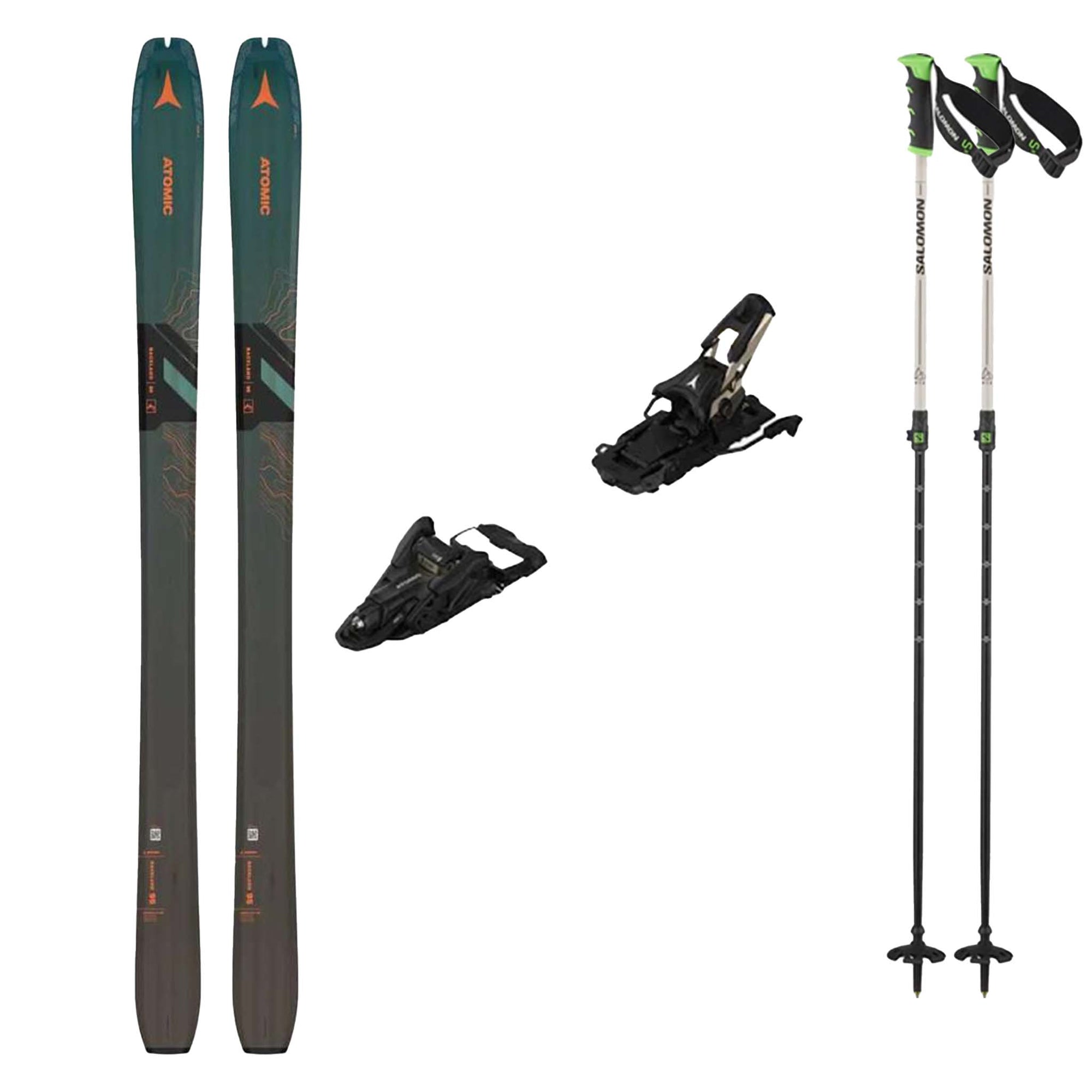 Atomic Backland 95 2025 Skis with Atomic Shift 13 Bindings Backcountry Ski Package