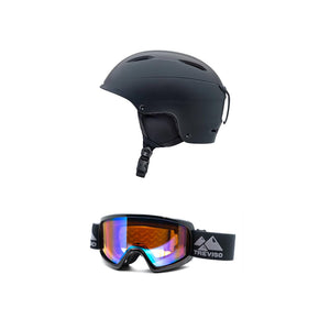 Giro Bevel Helmet with Treviso Prime Goggle Package