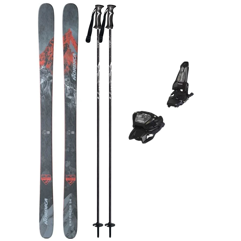 Nordica Enforcer 94 Skis Mens 2024 with Marker Griffon 13 Ski Package