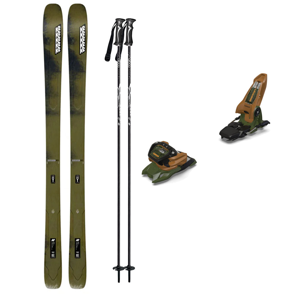 K2 Mindbender 89Ti Mens Skis 2025 with Marker Griffon 13 Bindings Mens Ski Package