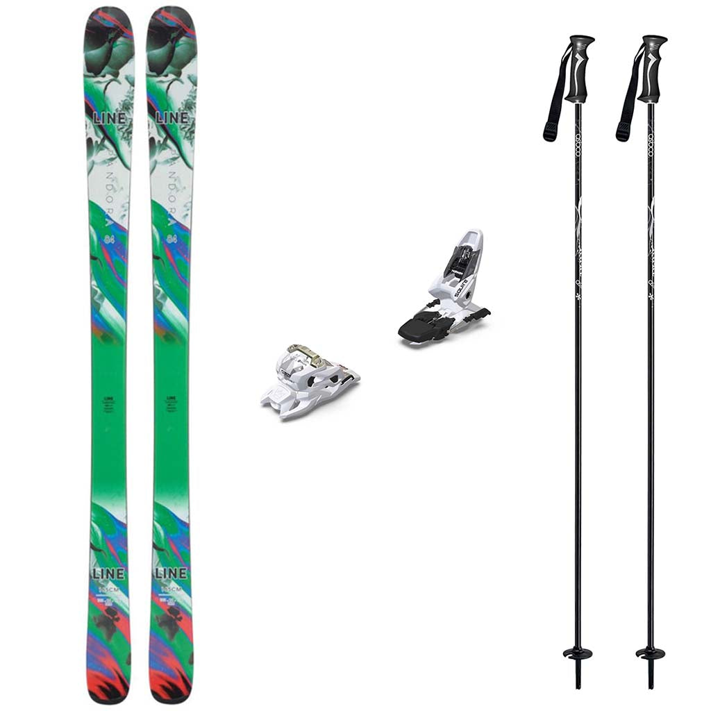 Line Pandora 84 Skis with Marker Squire 11 Womens Ski Package