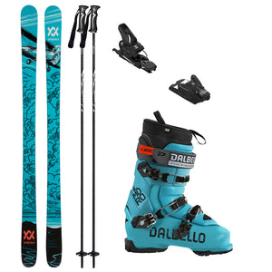 Volkl Revolt 81 Adult Skis 2024 (Salomon Strive 12 Binding) with Dalbello IL Moro 90 GW Mens Boots Ski Package