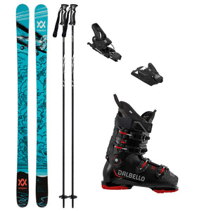 Volkl Revolt 81 Adult Skis 2024 (Salomon Strive 12 Binding) with Dalbello Veloce 90 GW Ski Boots Ski Package