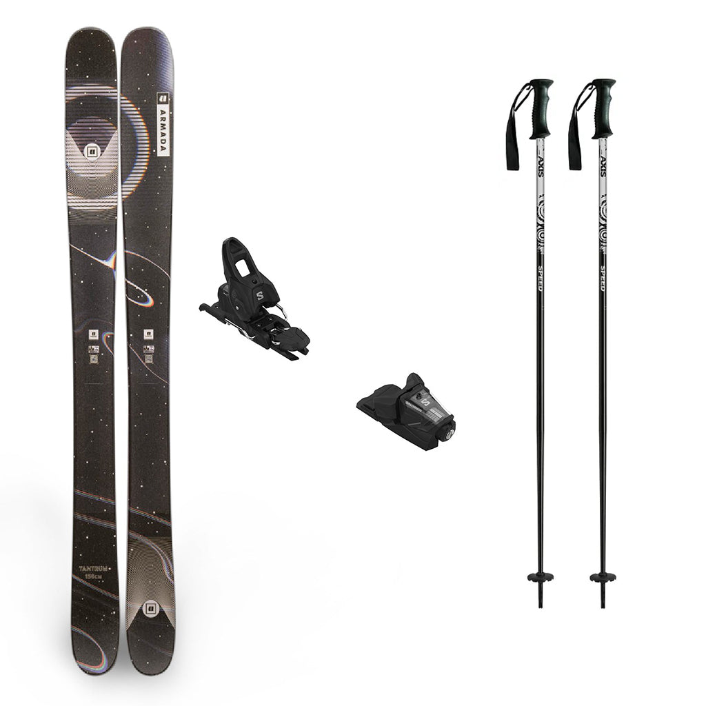 Armada Tantrum Junior Skis 2025 with Salomon Stage 10 Bindings Ski Package