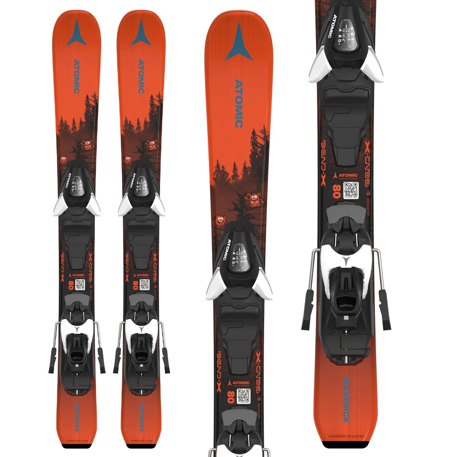 Atomic Maverick Jr (C5 GW System Binding) Youth Skis 2025